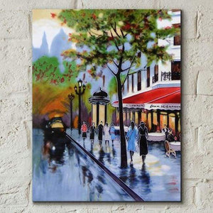 Ceramic Tile - Avenue Champs Elysees by Brent Heighton 1 (11"x14")