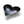 Small Brushed Black Enamelled Heart Dish On Silvery Polished Aluminium