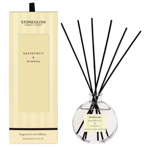 Stoneglow - Grapefruit and Mimosa Reed Diffuser - Home - Diffuser