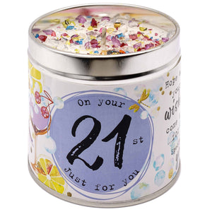 21st Birthday Candle - fineandsandy