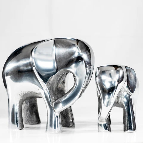 Polished Silver Elephant XL - Tilnar