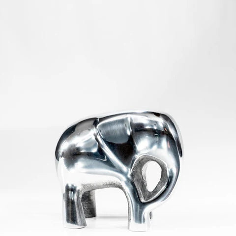 Polished Silver Elephant Large - Tilnar