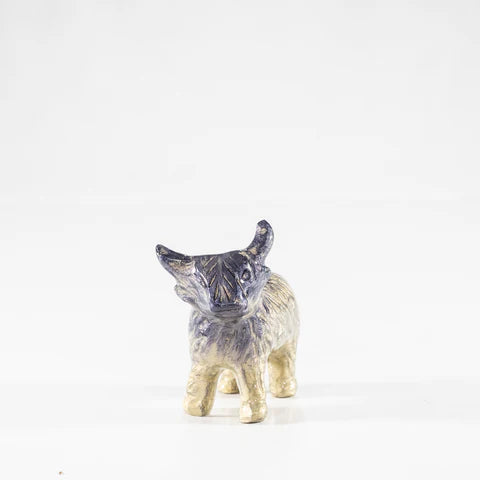 Highland Cow Brushed Grey Medium