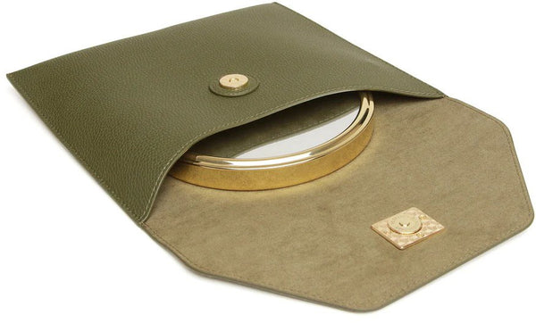 Olive Travel Mirror & Case