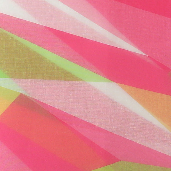 Pink Brights Abstract Mix Scarf