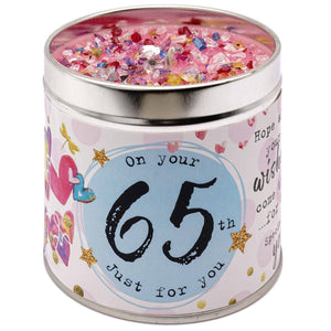 65th Birthday Candle - fineandsandy