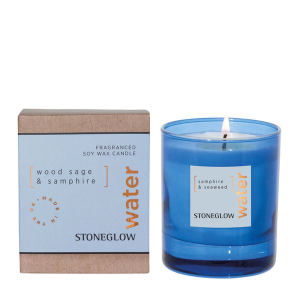 Stoneglow Water - Wood Sage & Samphire Candle