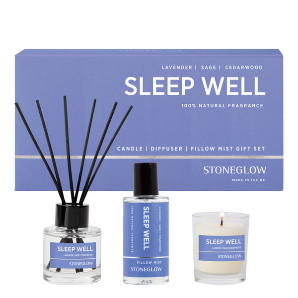 Sleep Well Set - Lavender Sage & Cedarwood