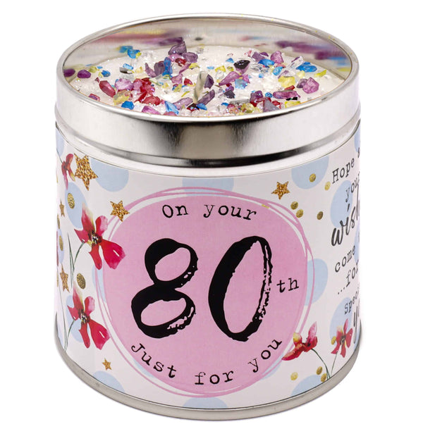 80th Birthday Candle