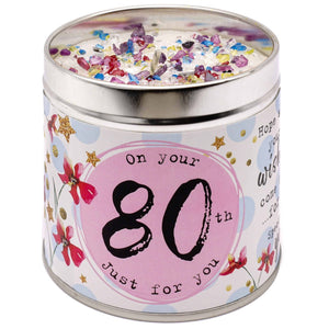 80th Birthday Candle - fineandsandy