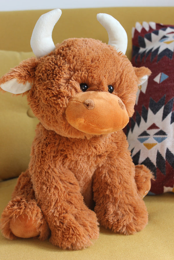 Highland Coo Large Brown