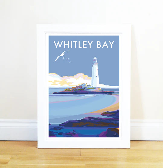 Whitley Bay- A2 Unframed Print - Becky Bettesworth