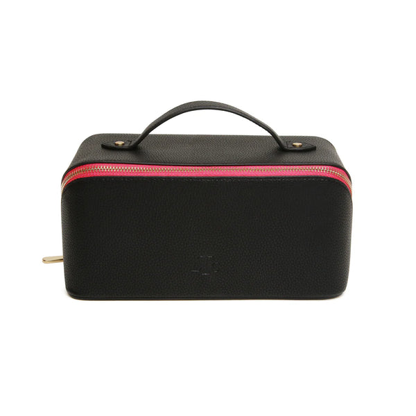 The London Train Case Co. - Black & Pink Train Case