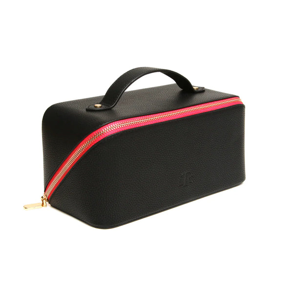 The London Train Case Co. - Black & Pink Train Case