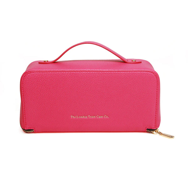 The London Train Case Co. - Pink with Black interior