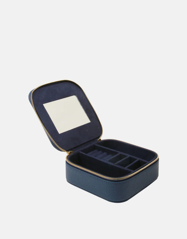 Navy Jewellery Box