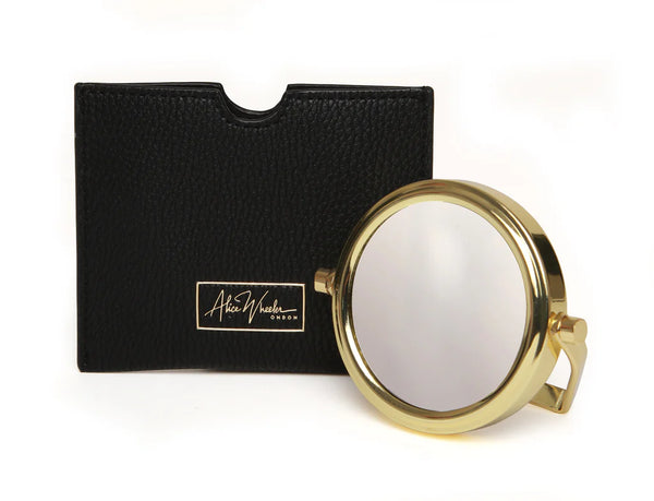 Mirror & Pouch - Black