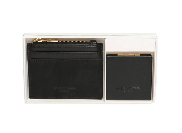 Mirror & Purse Set - Black