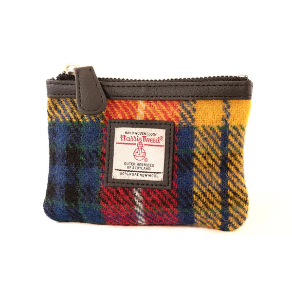 Harris Tweed Coin Purse In Saffron