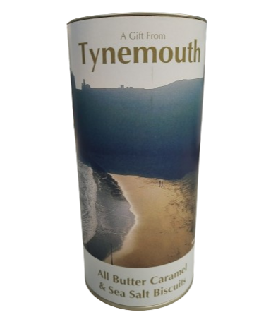 Tynemouth Drum of All Butter Caramel & Sea Salt Biscuits - 160g