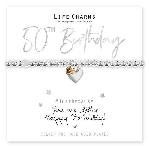 50th Birthday Bracelet