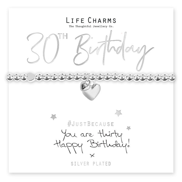 30th Birthday Bracelet