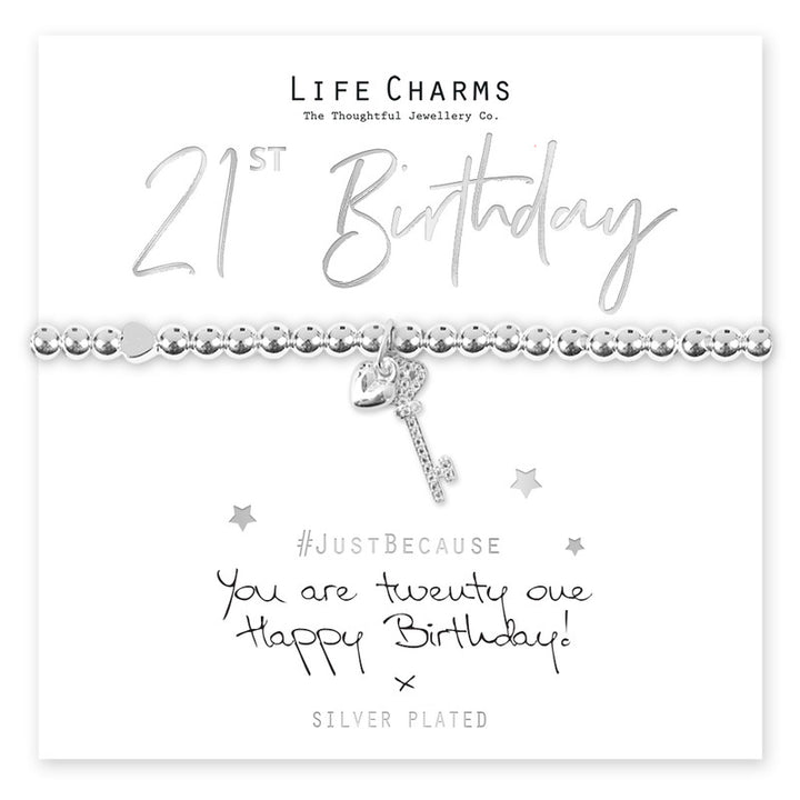 21st Birthday Bracelet