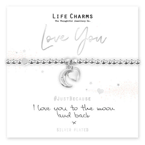 I Love You To The Moon & Back Bracelet