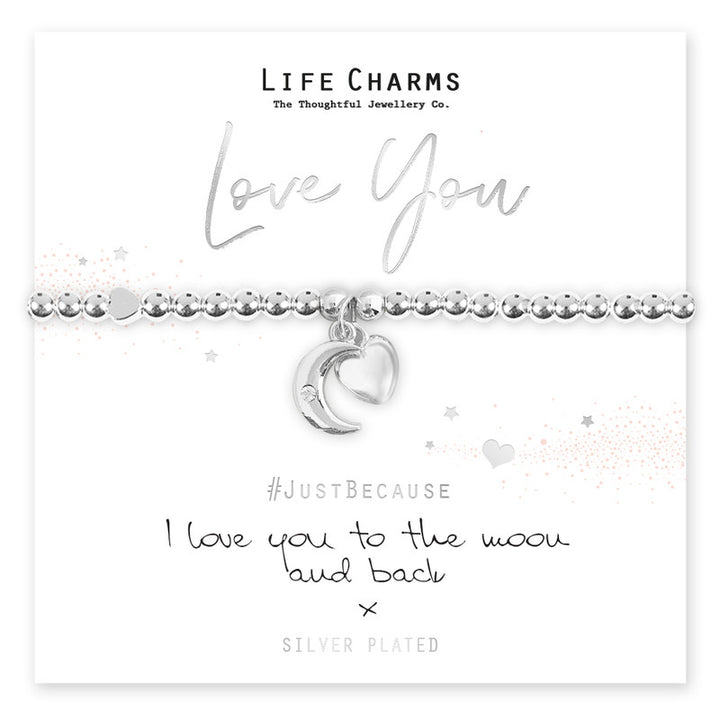 I Love You To The Moon & Back Bracelet