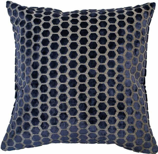 Hex Jorvik Cushion Navy - Malini