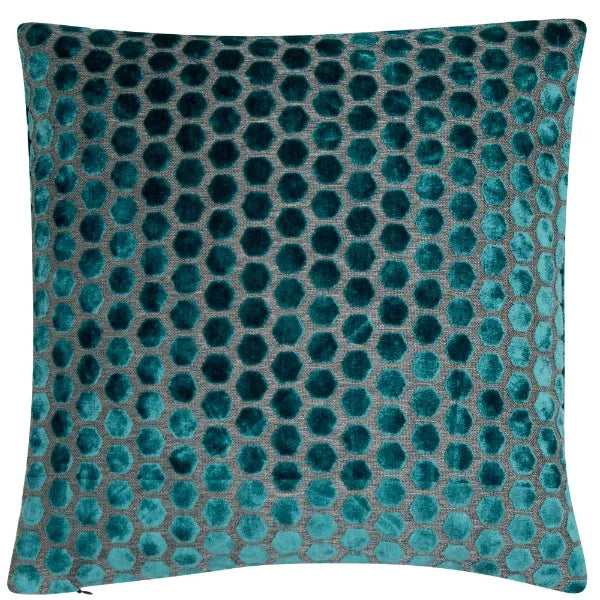 Hex Jorvik Cushion Teal - Malini