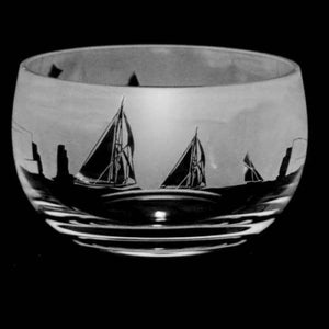 All at Sea Small Glass Bowl - fineandsandy