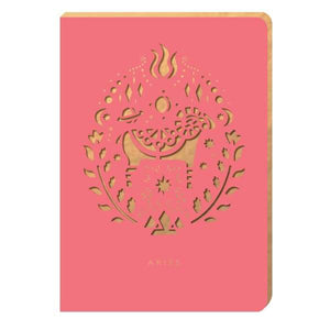 Aries Notebook - A6 Size - fineandsandy