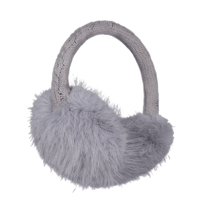 BARTS - Faux Fur Earmuffs In Grey - fineandsandy