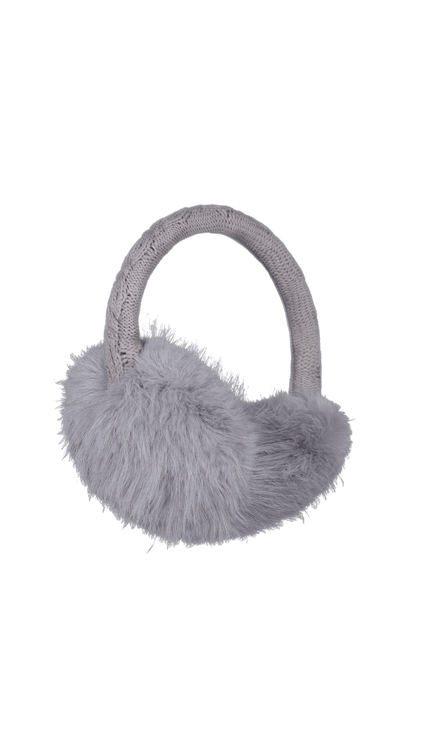 BARTS - Faux Fur Earmuffs In Grey - fineandsandy