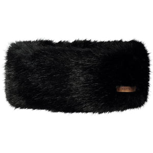 BARTS Fur Headband In Black - fineandsandy