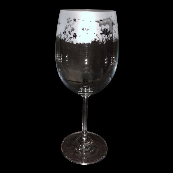 Bee Wine Glass - fineandsandy