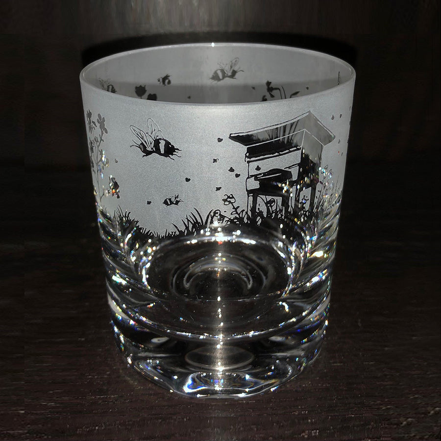 Bee Whisky Glass
