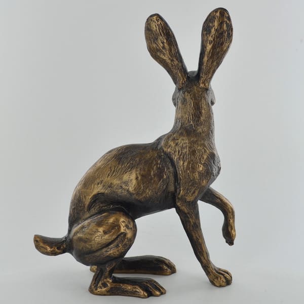 Bronze Effect Buttercup Hare - fineandsandy