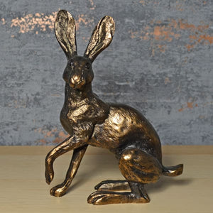 Bronze Effect Buttercup Hare - fineandsandy