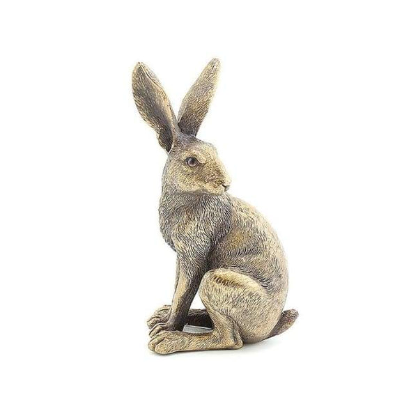 Bronze Hare Sitting - fineandsandy