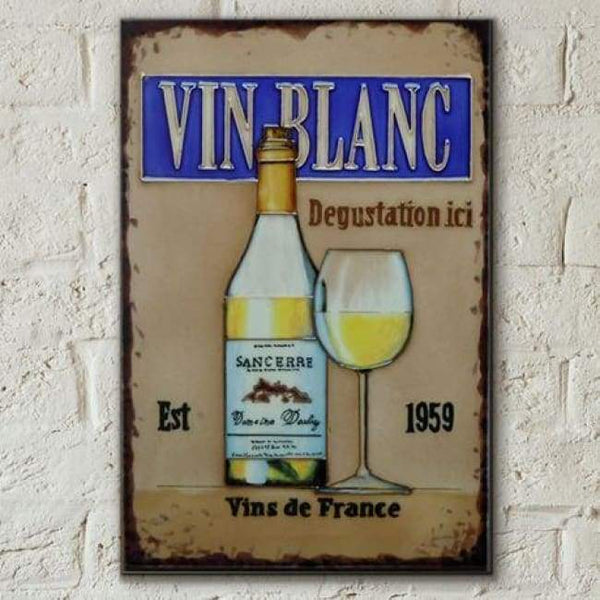 Ceramic Tile - Vin Blanc by Martin Wiscombe (8"x12") - Fine & Sandy