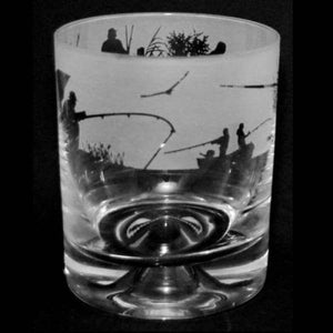 Fishing Whisky Tumbler Glass - fineandsandy