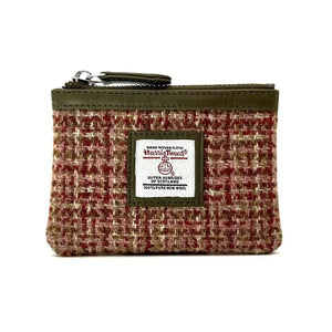 Harris Tweed Coin Purse in Maple - fineandsandy