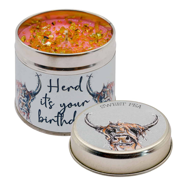 Herd it's your birthday - Candle - fineandsandy