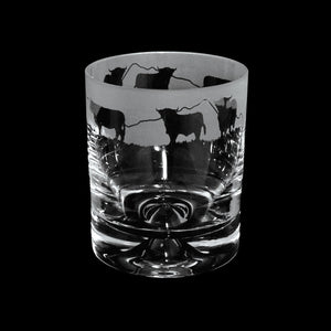 Highland Cow Whisky Glass - fineandsandy