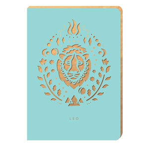 Leo Star - Sign Notebook - A6 Size - fineandsandy