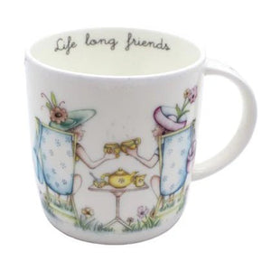 Life Long Friends mug by Berni Parker - fineandsandy