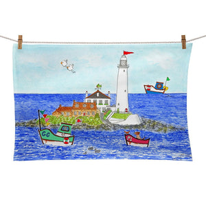 Local Landmarks - Zoe Emma Scott Tea Towel - fineandsandy