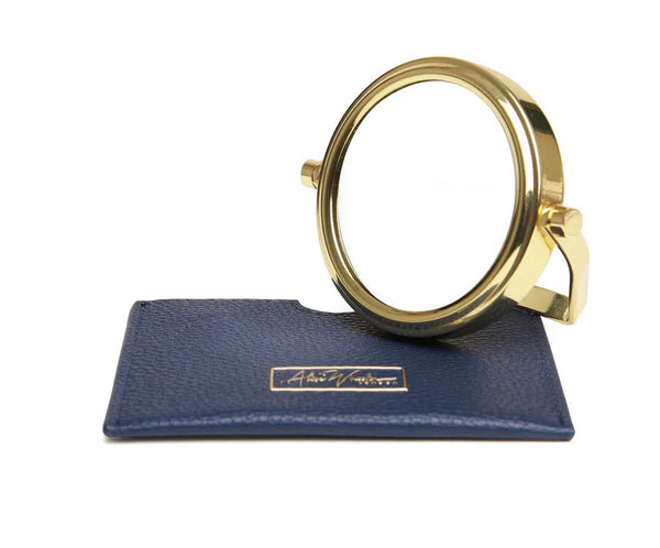 Mirror & Pouch - Navy - fineandsandy